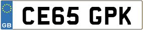 Truck License Plate
